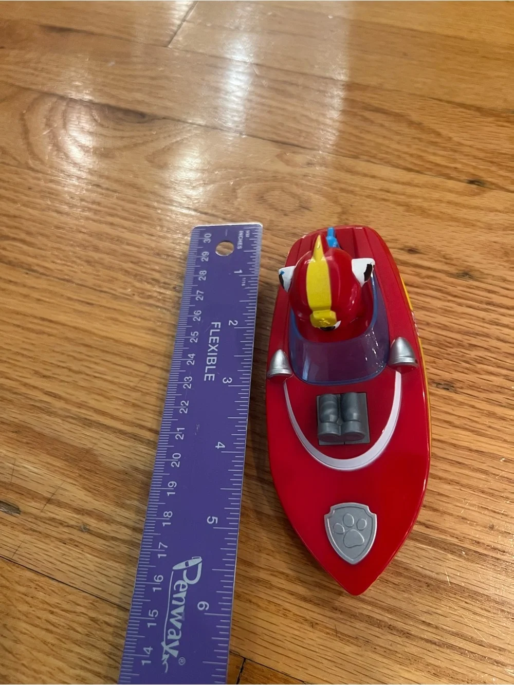 SwimWays PAW Patrol Wind-Up Rescue Boat featuring Marshall